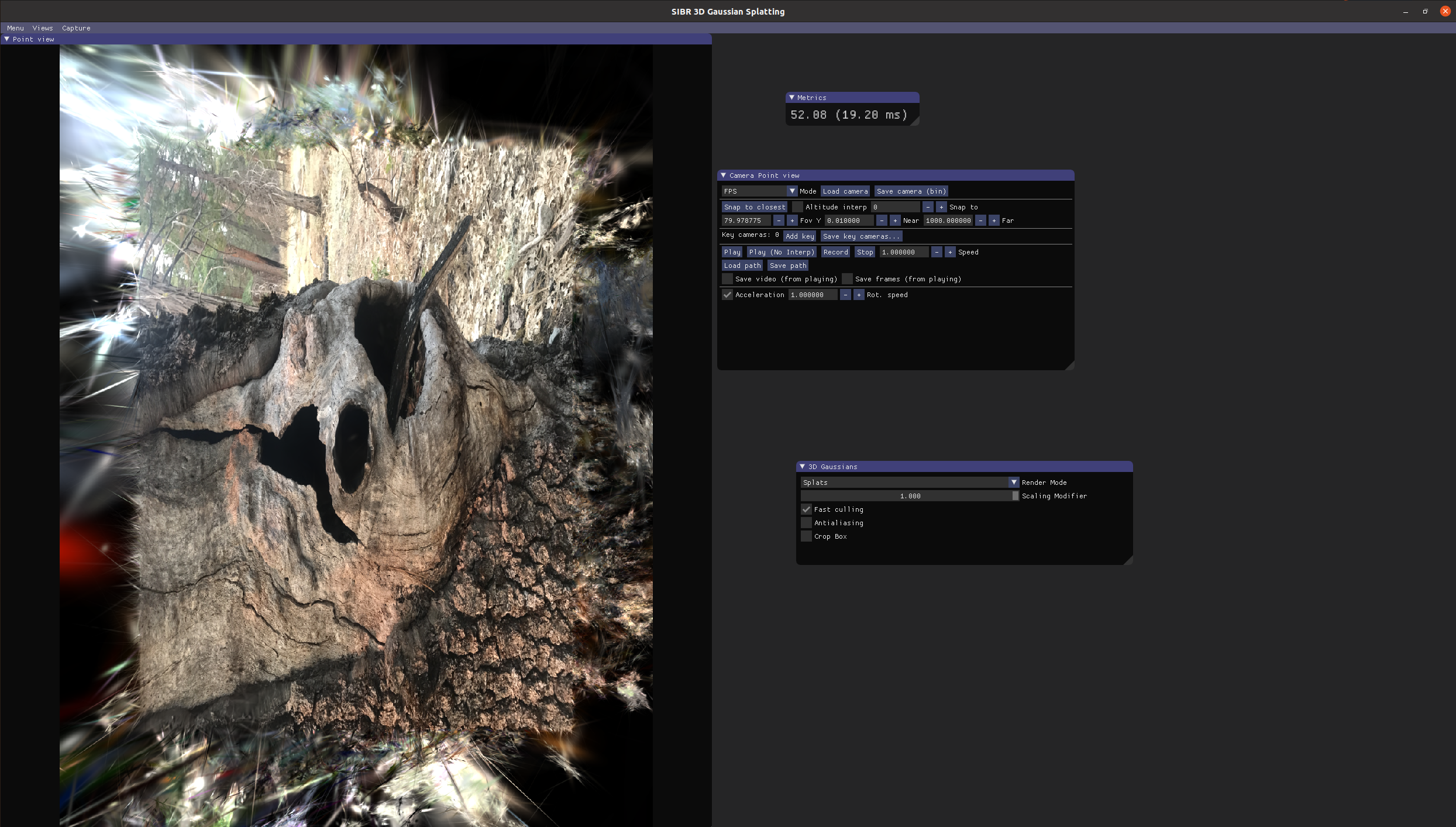 3D Gaussian Splatting Viewer